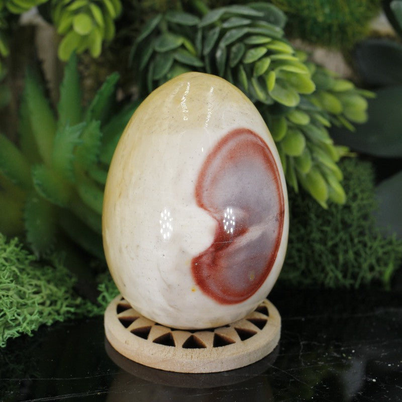 Polished Mookaite Jasper Eggs 45mm || Communication