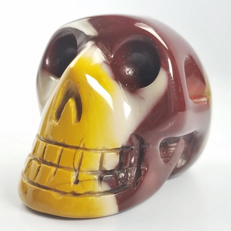 Polished Mookaite Jasper Skull Carvings || Australia-Nature's Treasures