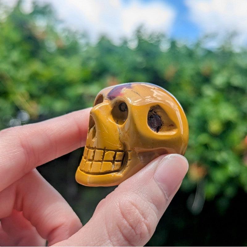 Polished Mookaite Jasper Skull Carvings || Australia-Nature's Treasures