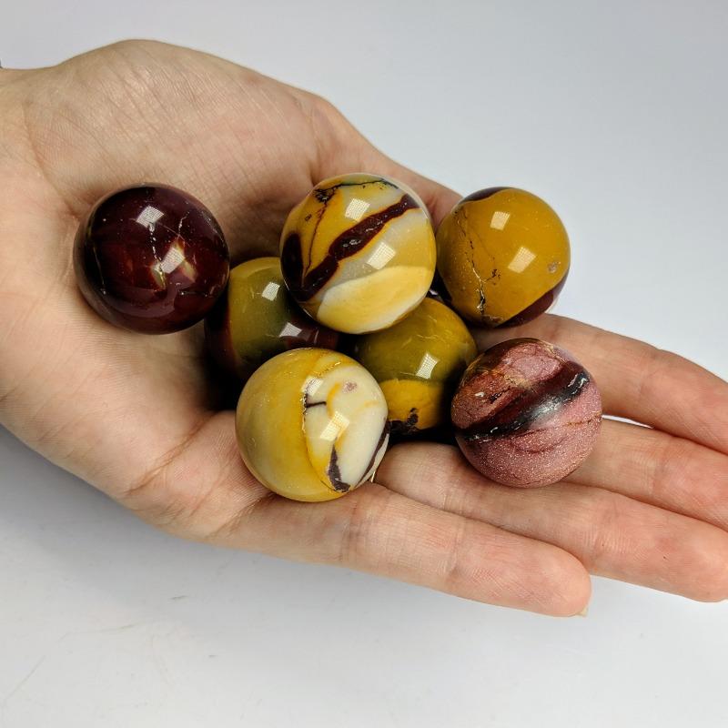 Polished Mookaite Jasper Spheres || China-Nature's Treasures