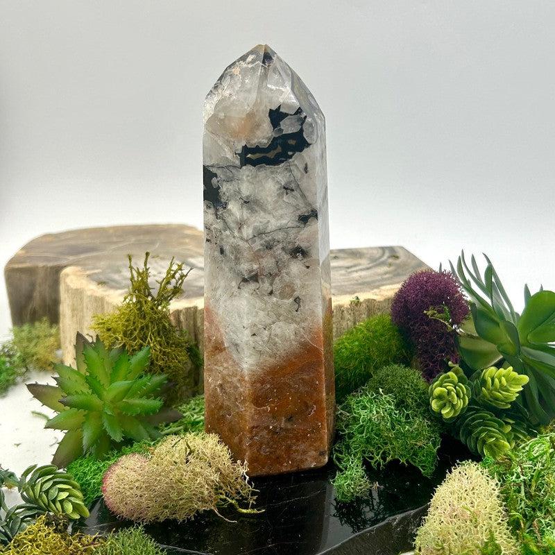 Polished Mosaic Chalcedony & Quartz Tower Points || Brazil-Nature's Treasures