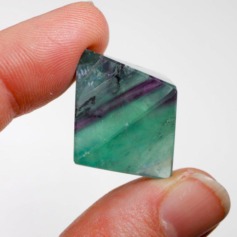 Polished Natural Fluorite Octahedron Carvings || Balance-Nature's Treasures