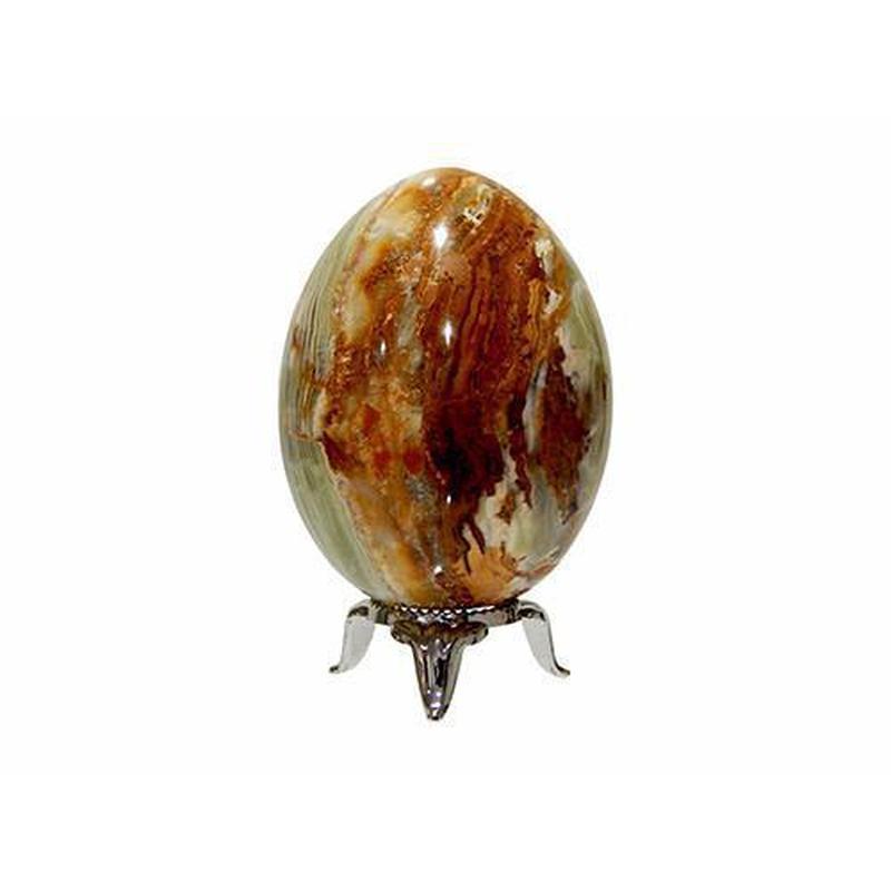 Polished Natural Onyx Eggs 60 MM | Grief, Stress Releaser | Pakistan
