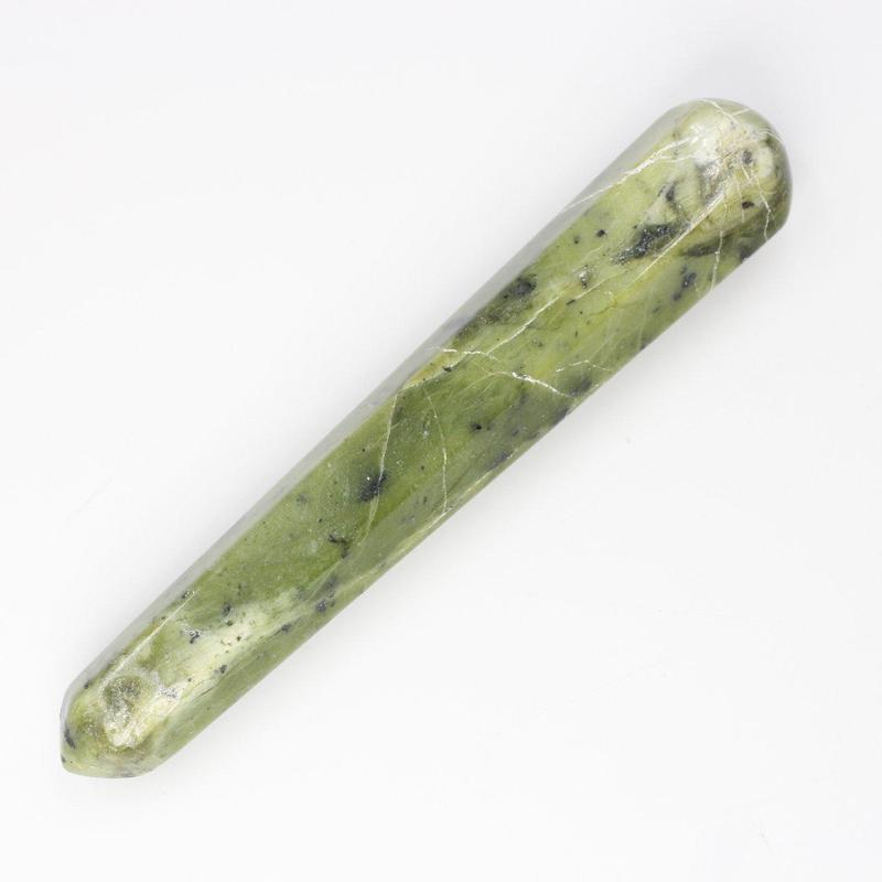Polished Nephrite Jade Massage Point Tool || Emotional Healing-Nature's Treasures