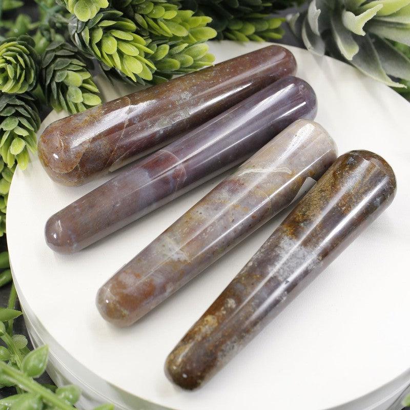 Polished Ocean Jasper Massage Tools || India-Nature's Treasures