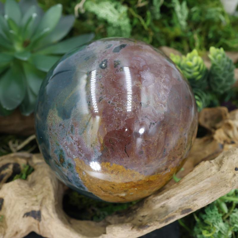 Polished Ocean Jasper Spheres || Madagascar-Nature's Treasures