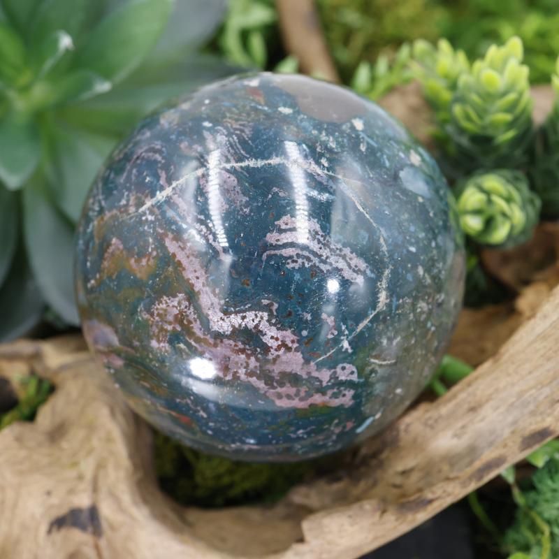 Polished Ocean Jasper Spheres || Madagascar-Nature's Treasures