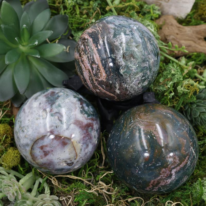Polished Ocean Jasper Spheres || Madagascar-Nature's Treasures