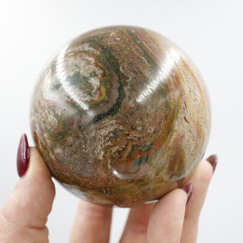 Polished Ocean Jasper Spheres || Madagascar-Nature's Treasures