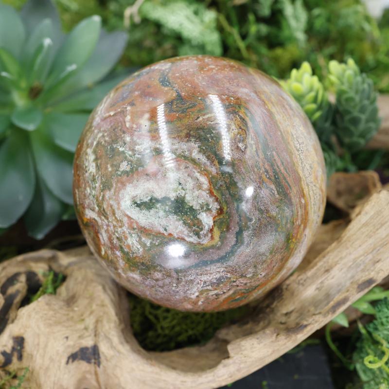 Polished Ocean Jasper Spheres || Madagascar-Nature's Treasures