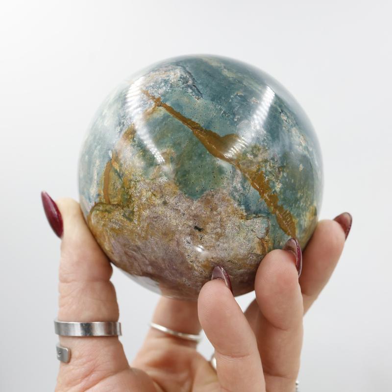 Polished Ocean Jasper Spheres || Madagascar-Nature's Treasures