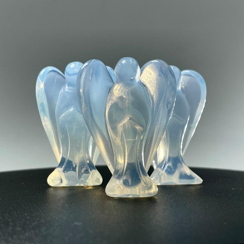 Polished Opalite Angel Carvings || Clarity || China-Nature's Treasures