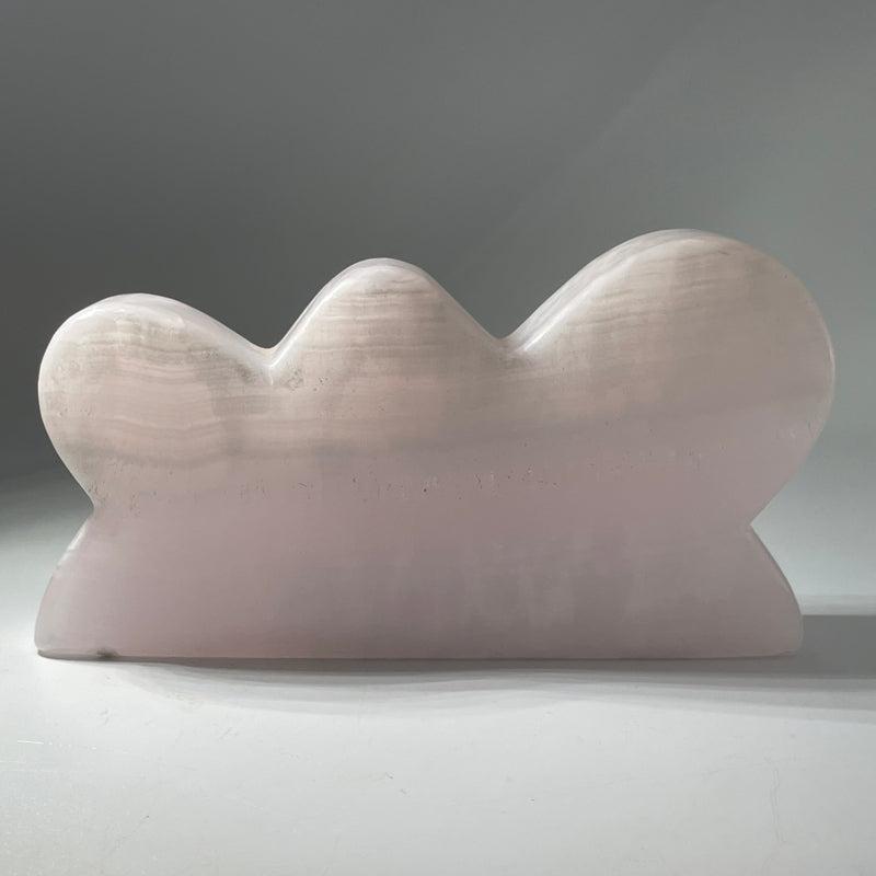 Polished Pink Calcite Cloud Carvings|| Unconditional Love-Nature's Treasures