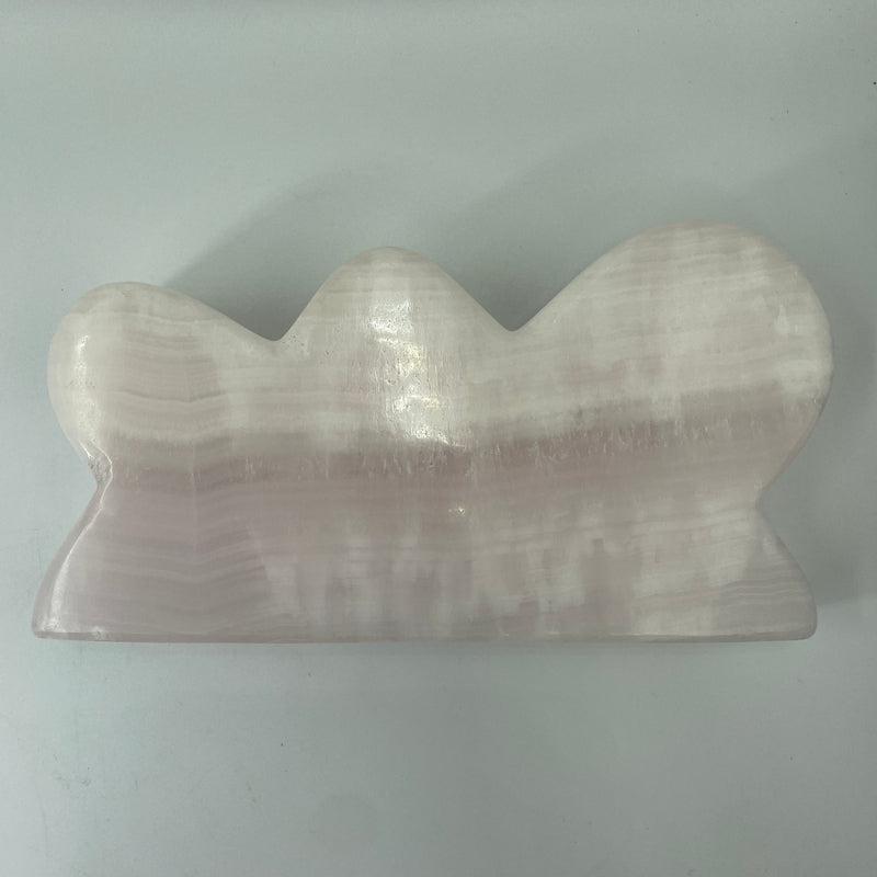 Polished Pink Calcite Cloud Carvings|| Unconditional Love-Nature's Treasures