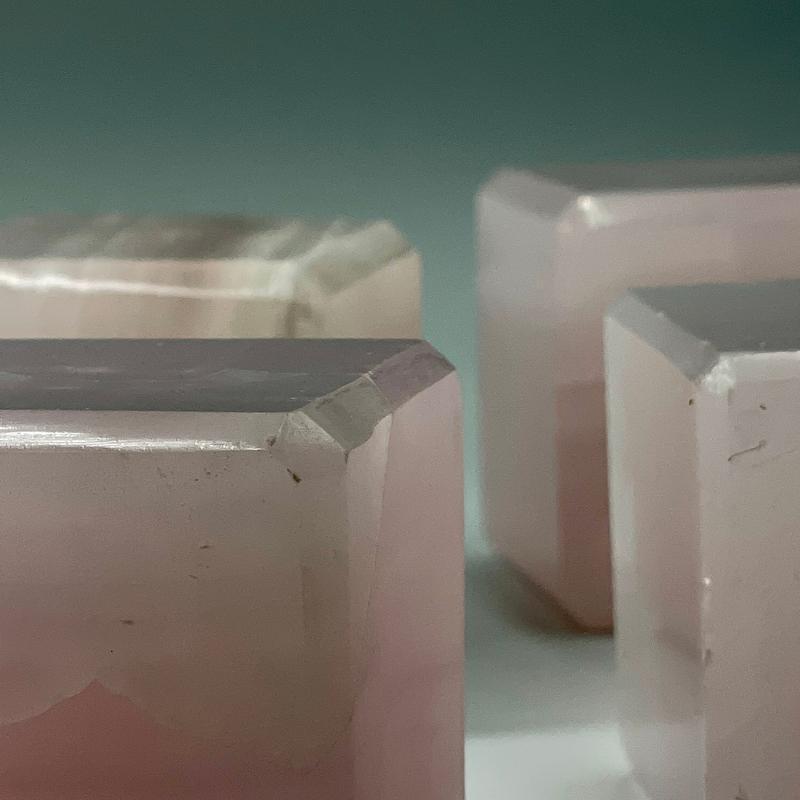 Polished Pink Calcite Cube Carvings || Madagascar-Nature's Treasures