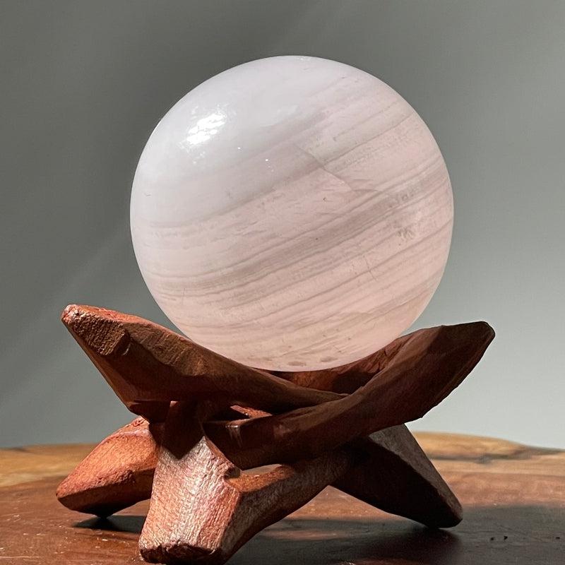 Polished Pink Calcite Sphere's || Madagascar-Nature's Treasures