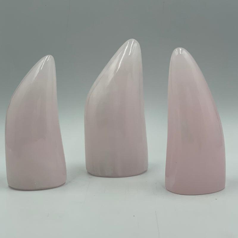 Polished Pink Mangano Calcite Dragons Tooth Free Forms || Madagascar-Nature's Treasures