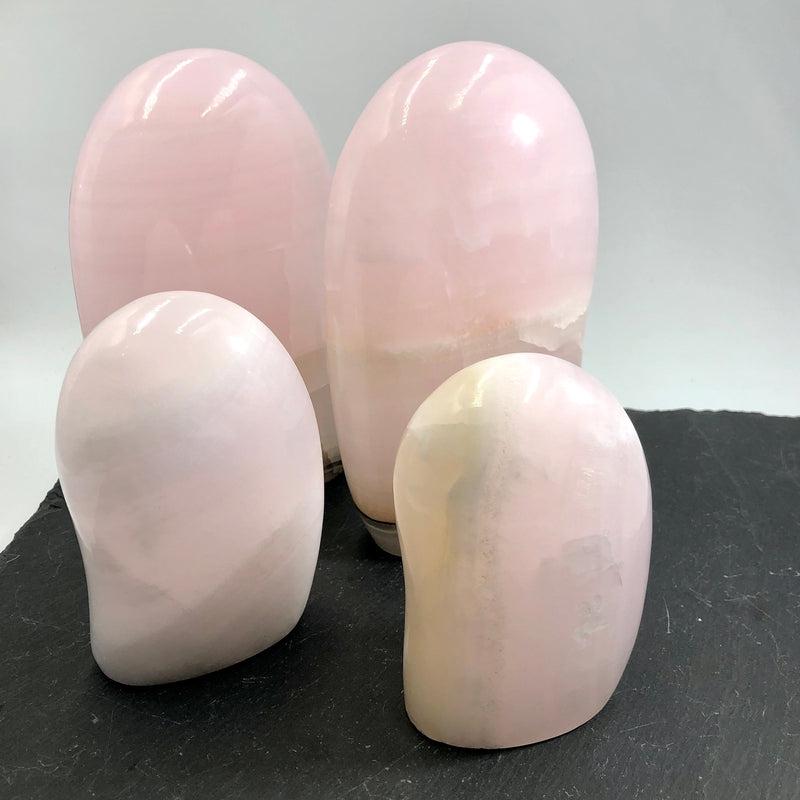 Polished Pink Mangano Free Forms || Gentle Love, Joy || Mexico-Nature's Treasures