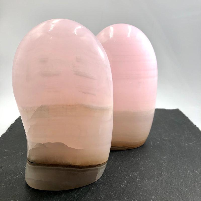 Polished Pink Mangano Free Forms || Gentle Love, Joy || Mexico-Nature's Treasures