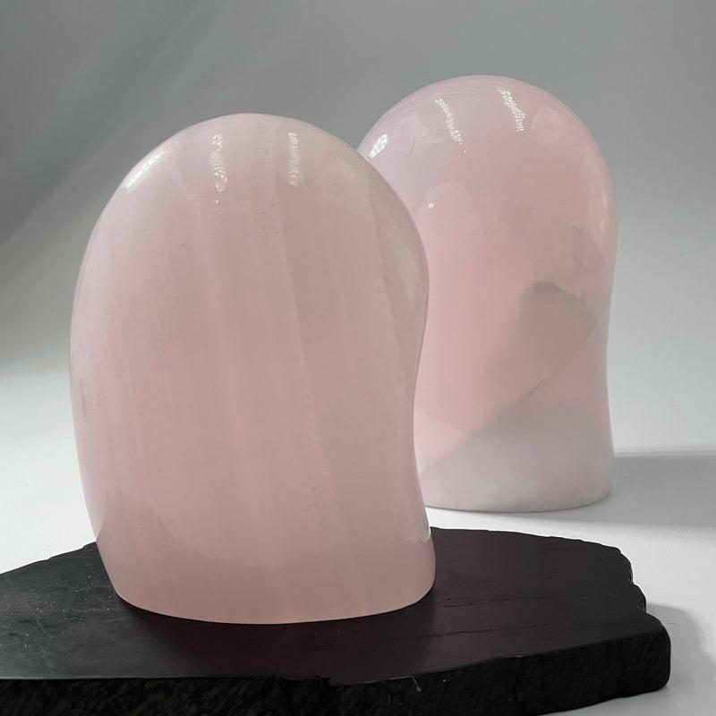 Polished Pink Mangano Free Forms || Gentle Love, Joy || Mexico