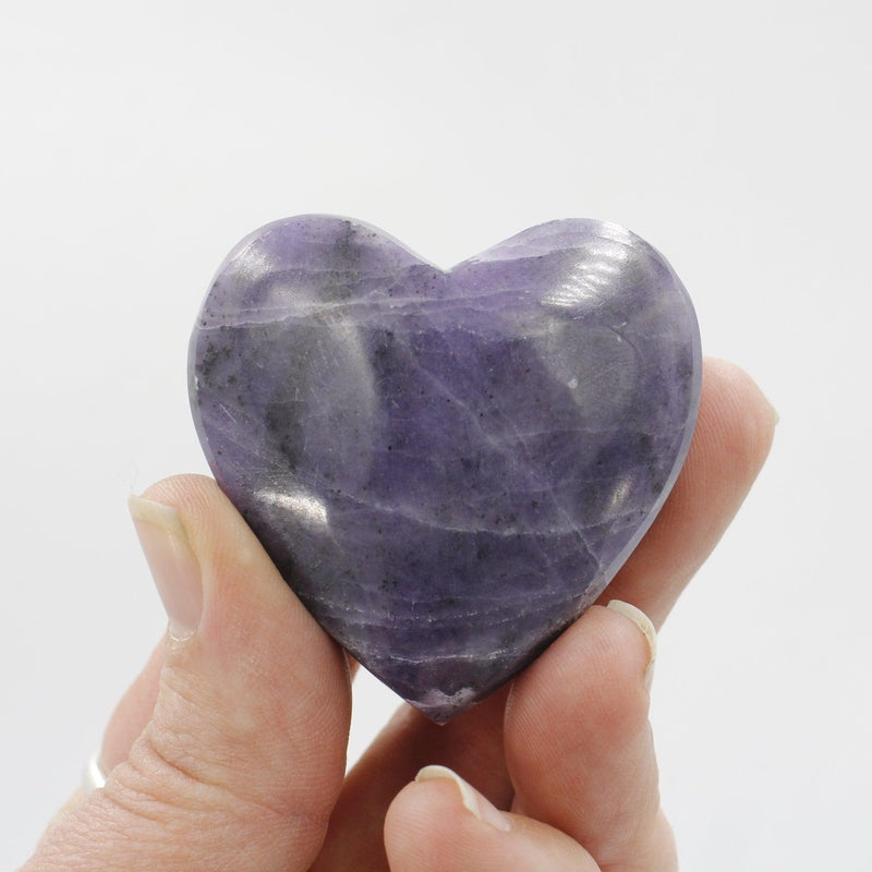 Polished Purple Opal Hearts || Spiritual Enhancement || Mexico-Nature's Treasures