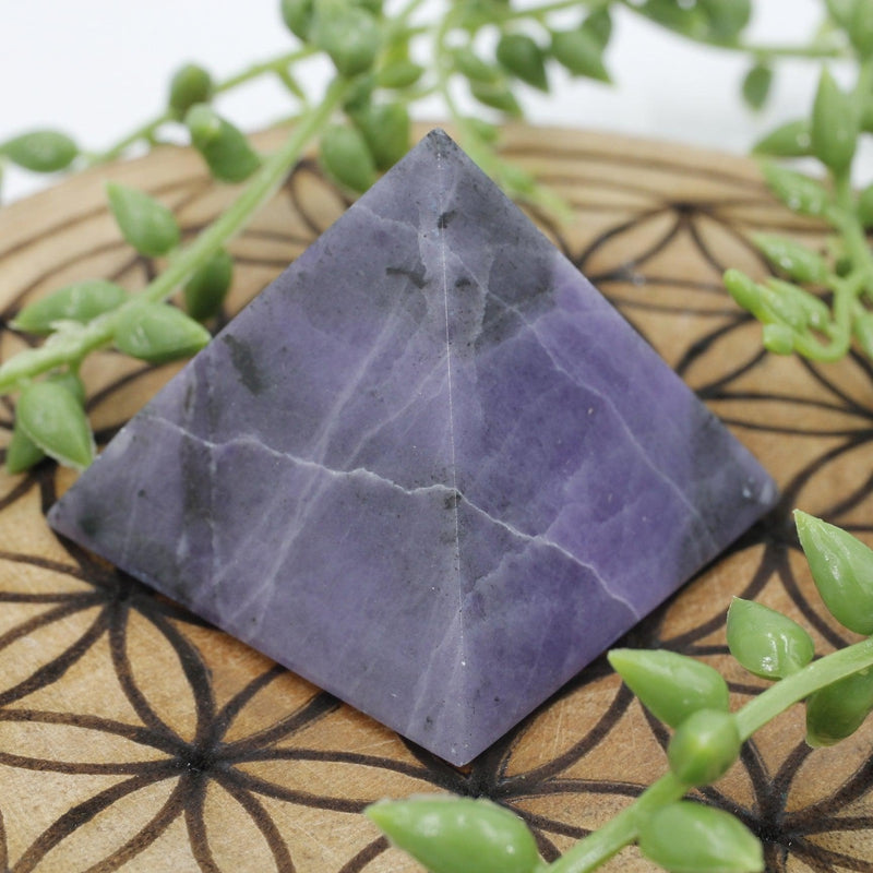 Polished Purple Opal Pyramids || Spiritual Enhancement || Mexico-Nature's Treasures