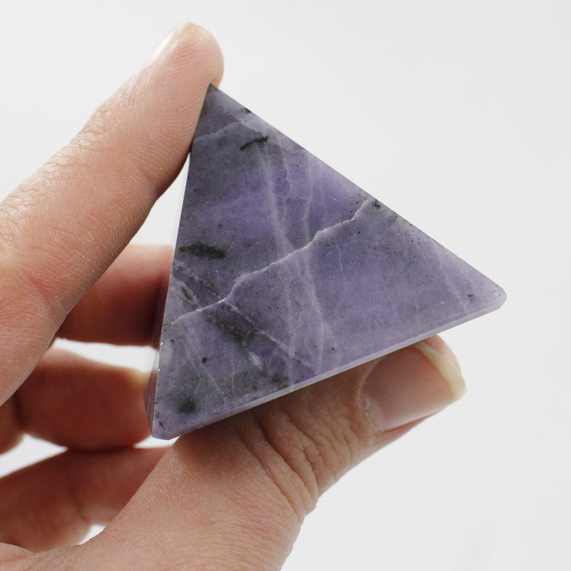 Polished Purple Opal Pyramids || Spiritual Enhancement || Mexico-Nature's Treasures