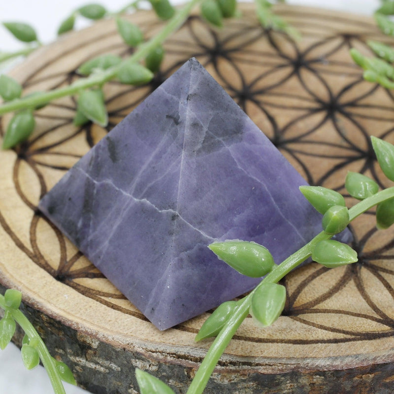 Polished Purple Opal Pyramids || Spiritual Enhancement || Mexico-Nature's Treasures