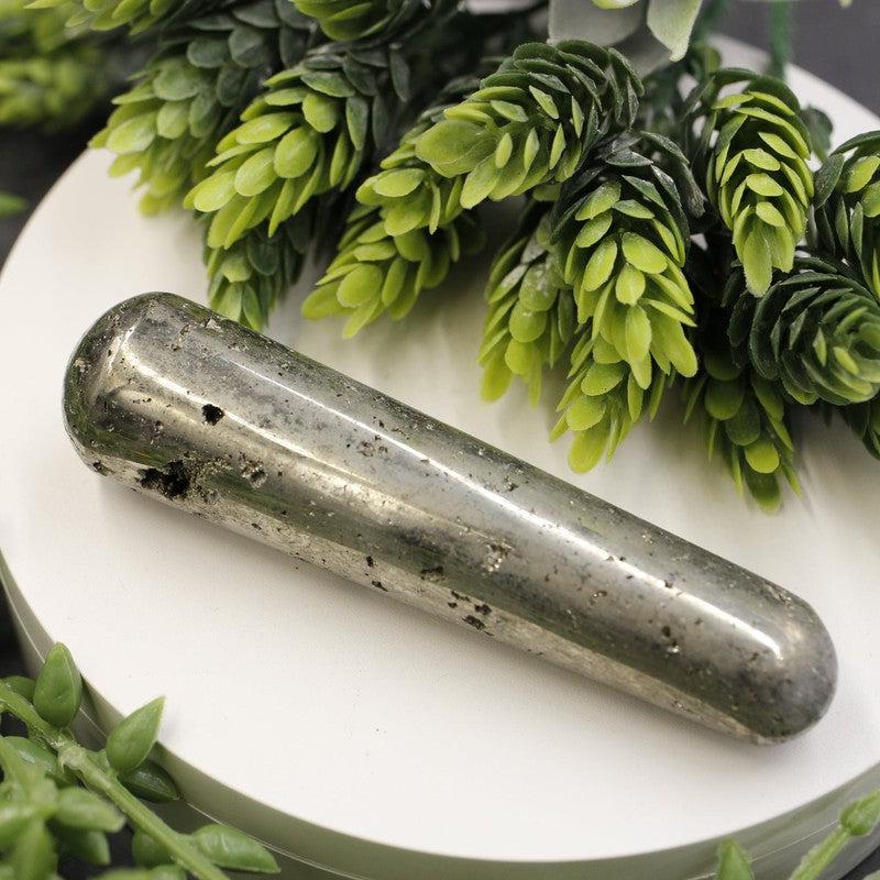 Polished Pyrite Massage Point Tools || Peru-Nature's Treasures