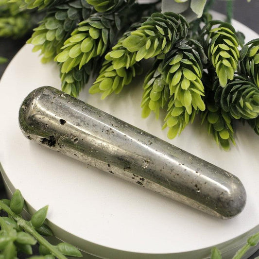 Polished Pyrite Massage Point Tools || Peru-Nature's Treasures