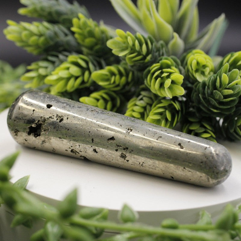 Polished Pyrite Massage Point Tools || Peru-Nature's Treasures