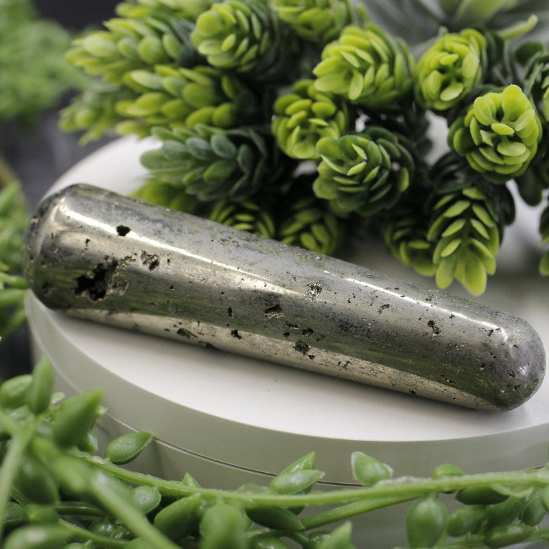 Polished Pyrite Massage Point Tools || Peru-Nature's Treasures