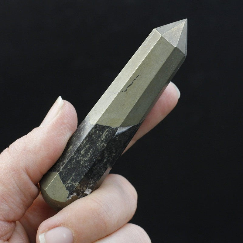Polished Pyrite Massage Point Tools || Peru-Nature's Treasures