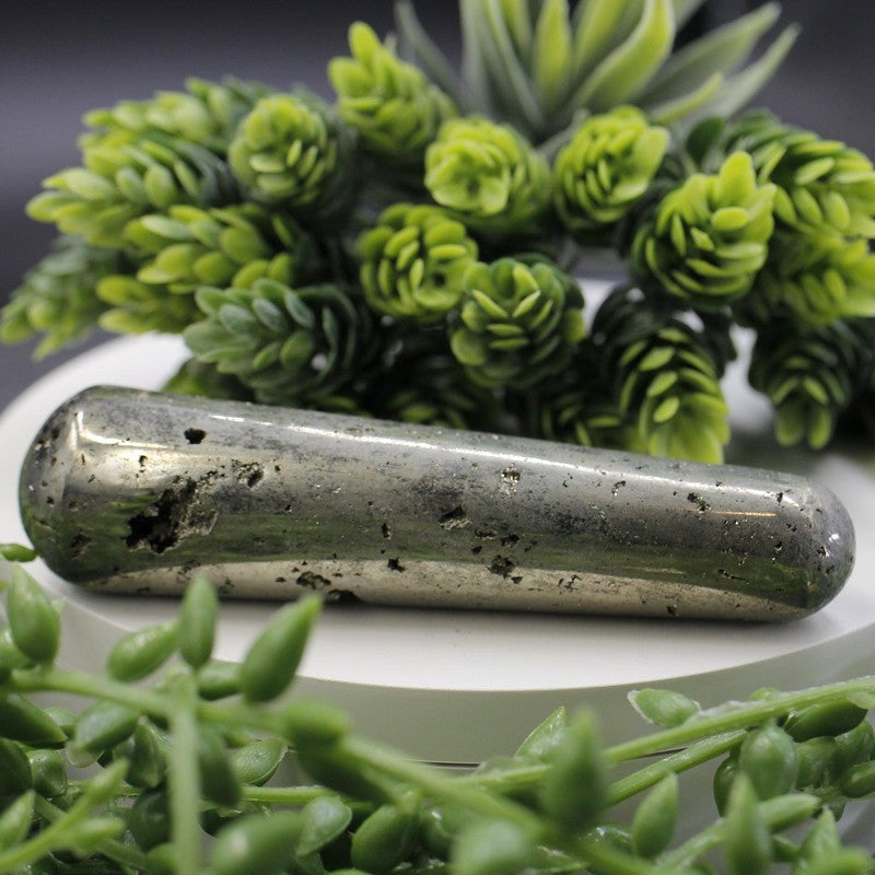 Polished Pyrite Massage Point Tools || Peru-Nature's Treasures