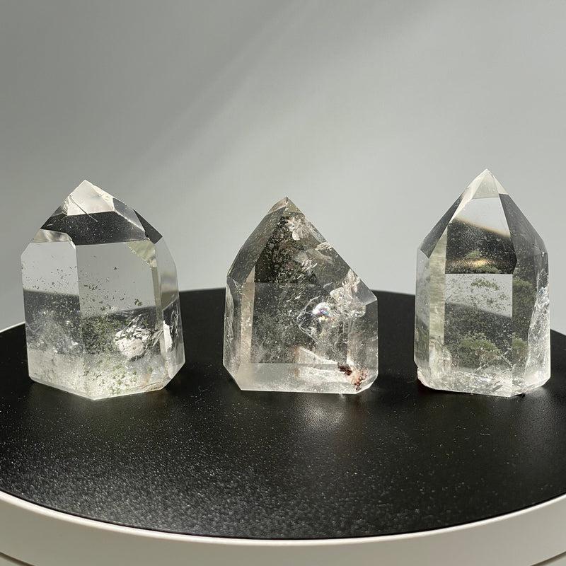 Polished Quartz With Inclusions Tower Points || Brazil-Nature's Treasures