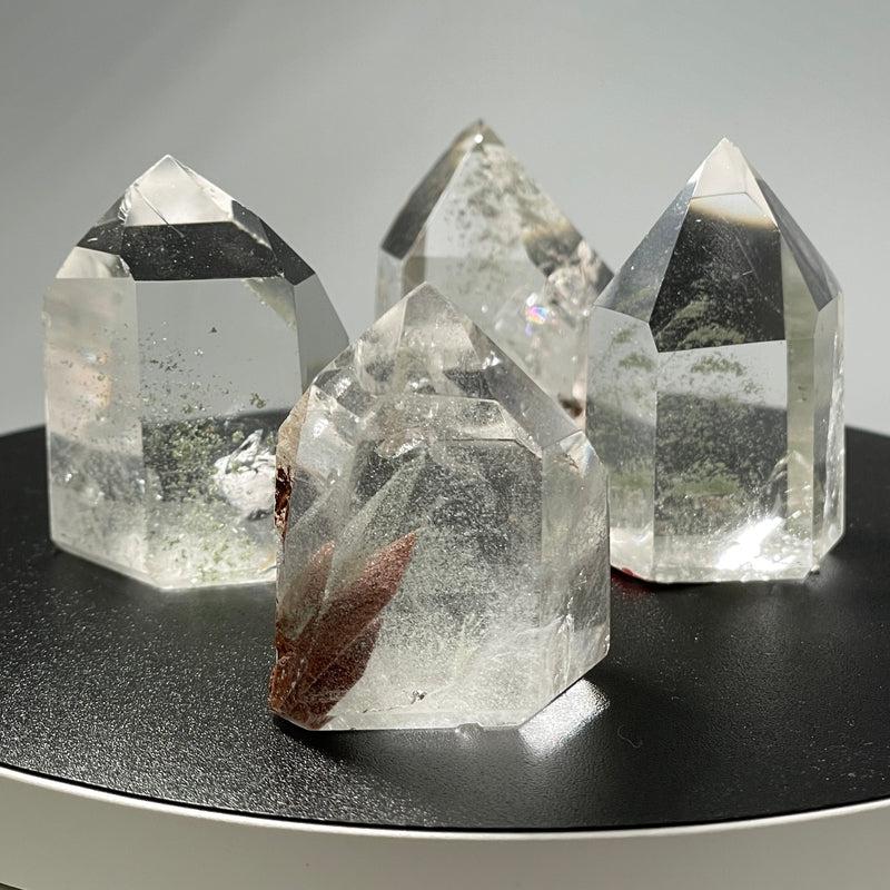 Polished Quartz With Inclusions Tower Points || Brazil-Nature's Treasures