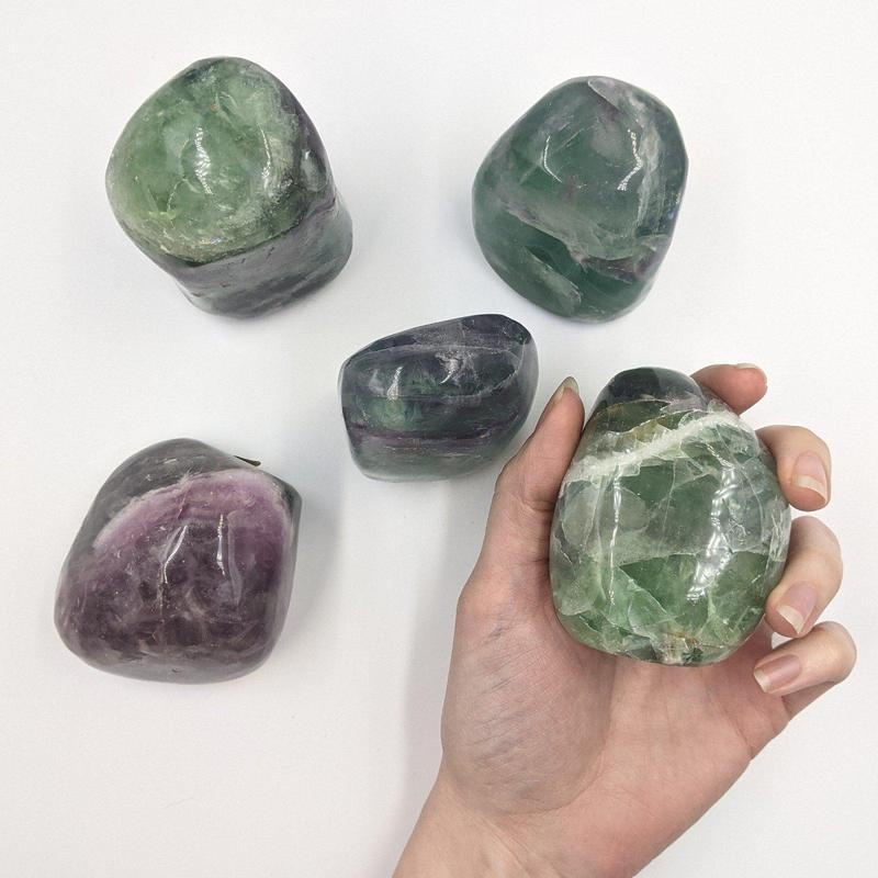 Polished Rainbow Fluorite Free Forms || Mental Clarity || China-Nature's Treasures