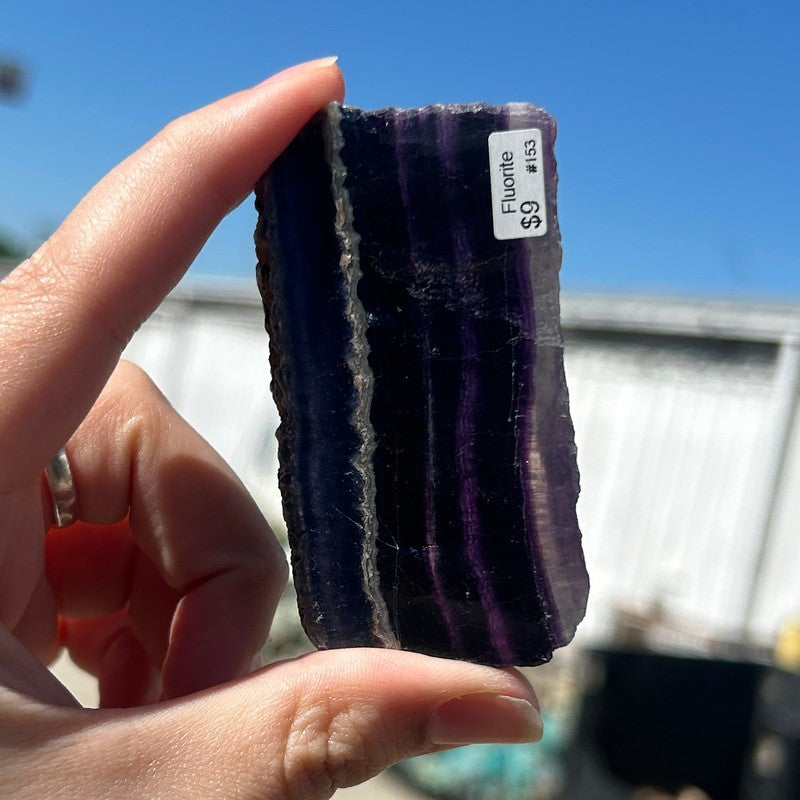 Polished Rainbow Fluorite Slabs-Nature's Treasures