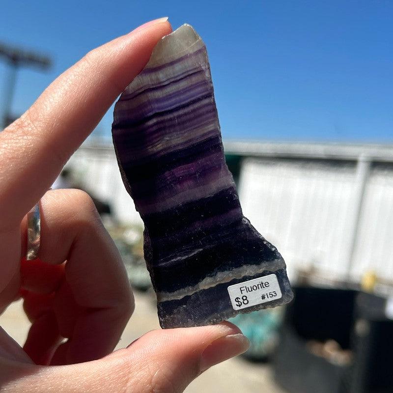 Polished Rainbow Fluorite Slabs-Nature's Treasures