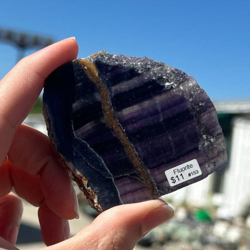 Polished Rainbow Fluorite Slabs || Trunk Show 2024-Nature's Treasures