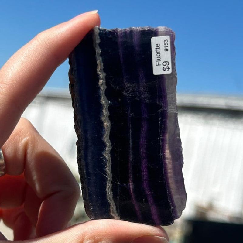 Polished Rainbow Fluorite Slabs || Trunk Show 2024-Nature's Treasures