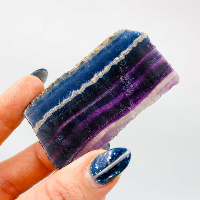 Polished Rainbow Fluorite Slabs || Trunk Show 2024-Nature's Treasures