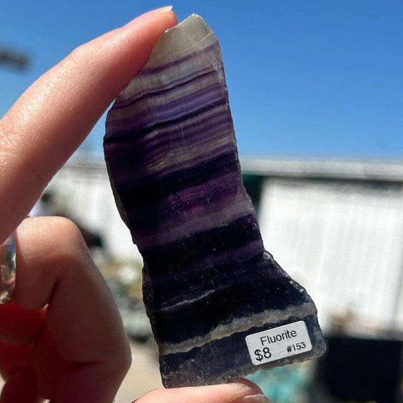 Polished Rainbow Fluorite Slabs || Trunk Show 2024-Nature's Treasures