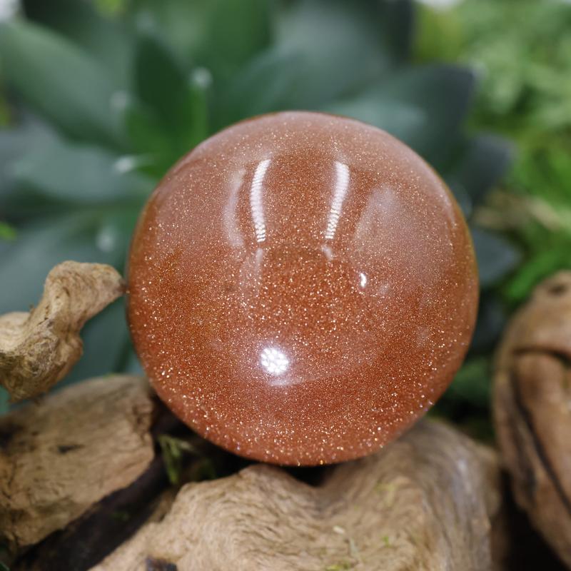 Polished Red Goldstone Sphere || 40 MM-Nature's Treasures