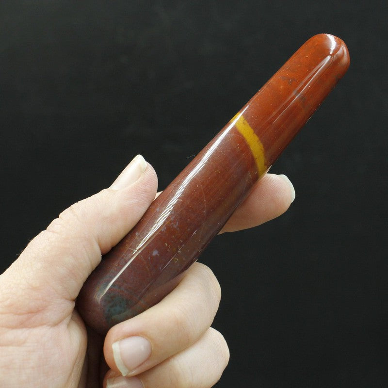 Polished Red Jasper Massage Point Tools || Brazil-Nature's Treasures