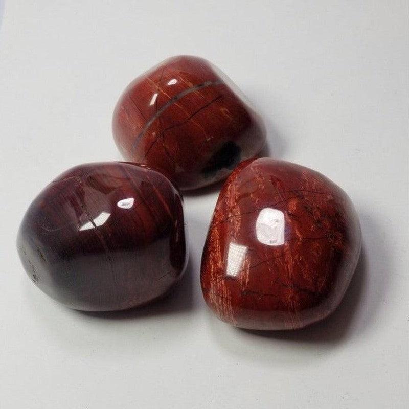 Polished Red Jasper Massage Stone Tool || Grounding