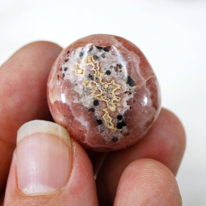 Polished Rhodochrosite Tumble Stone-Nature's Treasures