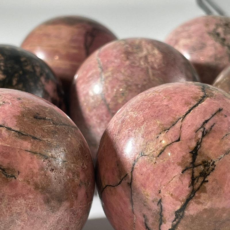 Polished Rhodonite Spheres || Brazil-Nature's Treasures