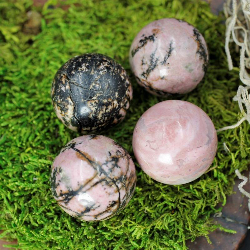 Polished Rhodonite Spheres || Brazil-Nature's Treasures