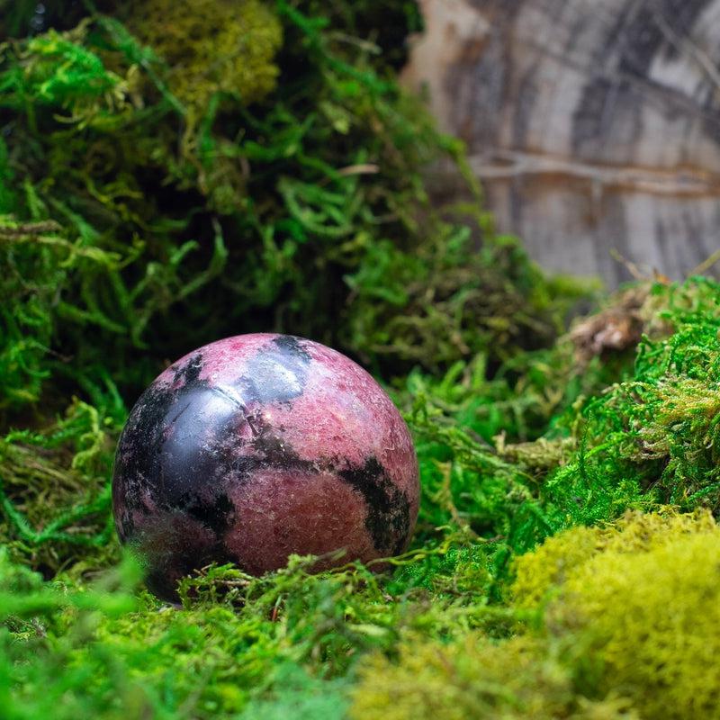 Polished Rhodonite Spheres || Internal Love || Madagascar-Nature's Treasures